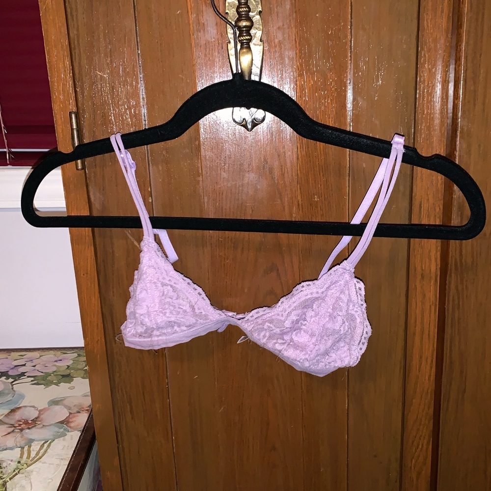 Anemone purple bralette